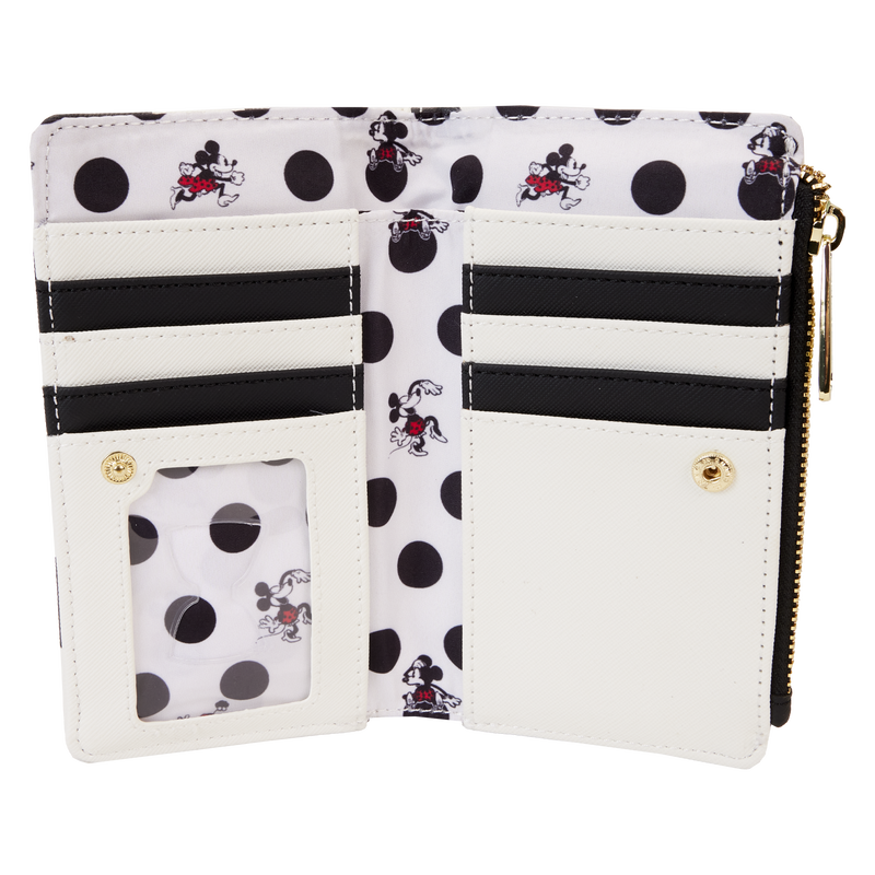 Loungefly Minnie Mouse Rocks the Dots Classic Flap Wallet SALE