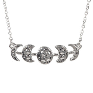 Moon Phases Adjustable Necklace