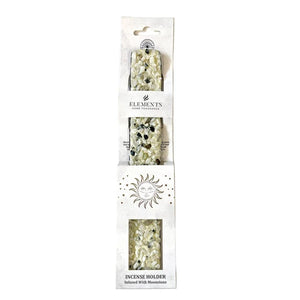 Elements Crystal Wooden Incense Burner in Moonstone