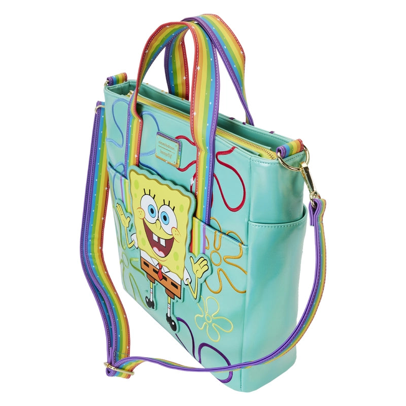Loungefly x SpongeBob SquarePants 25th Anniversary Imagination Convertible Backpack & Tote Bag