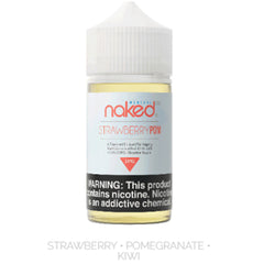 Naked 100 Strawberry Pom E-Liquid - 60ml
