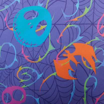 Loungefly Nightmare Before Christmas Neon Glow All-Over Print Nylon Full-Size Backpack