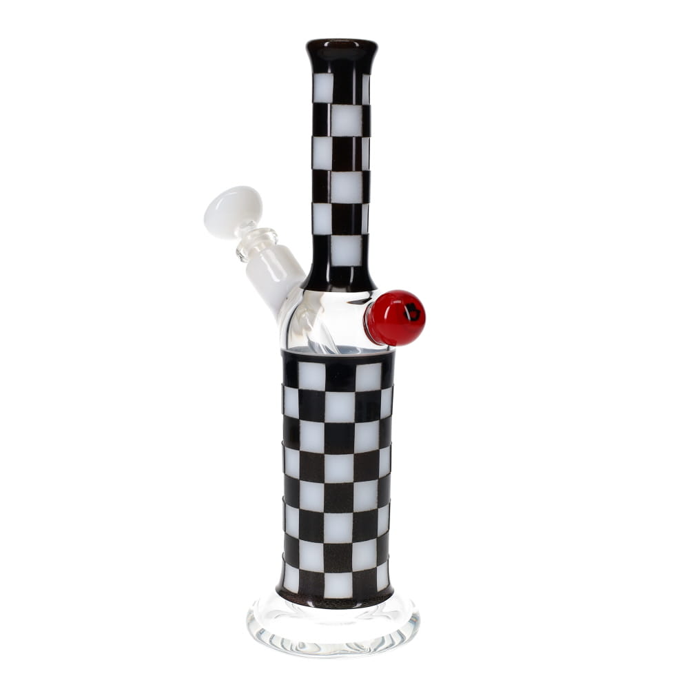 Niko Cray Black & White Sand Blasted Checkered Pattern Tube