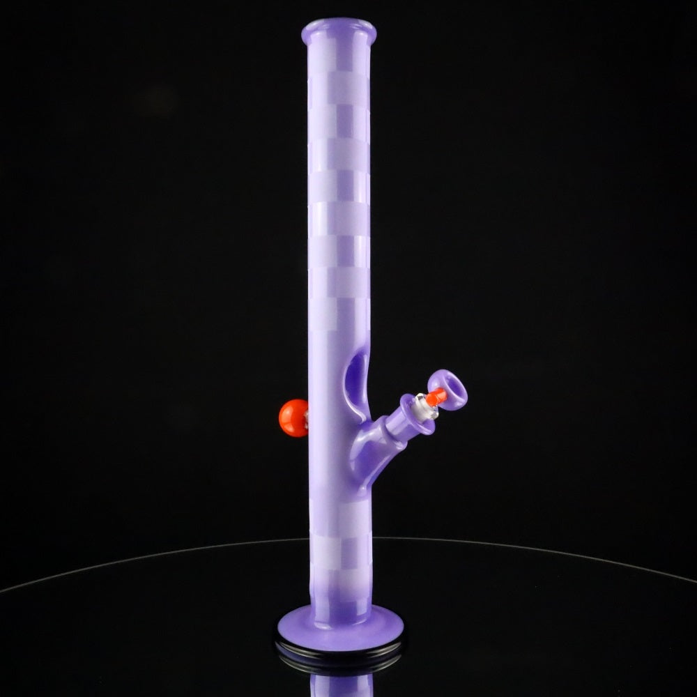 Niko Cray Purple Sand Blasted Checkered Pattern Tube