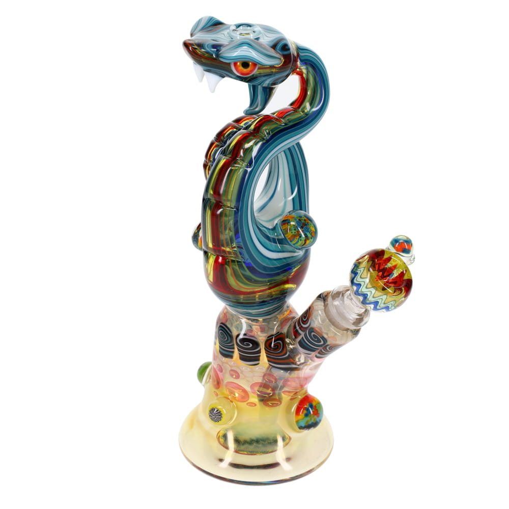 Niko Cray X Chunk Glass X Cowboy Glass Rainbow Snake Beaker