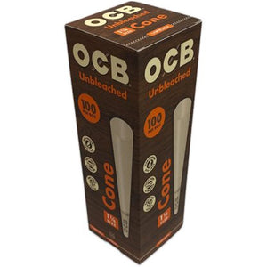 OCB Unbleached Virgin Cone 1.25 100 pack