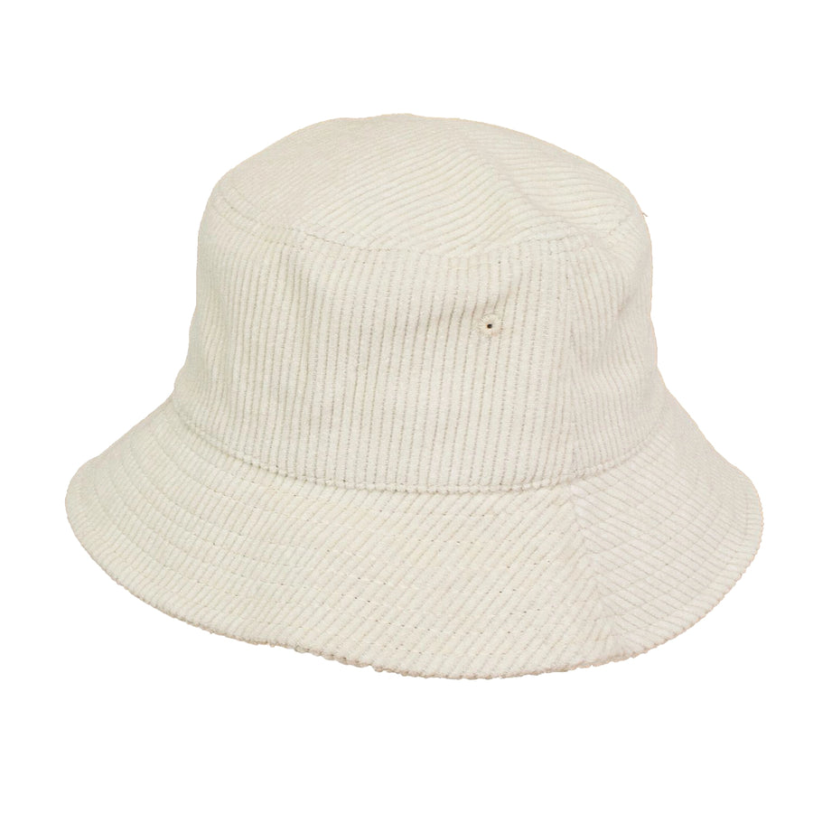Rae Corduroy Bucket Hat - Creme