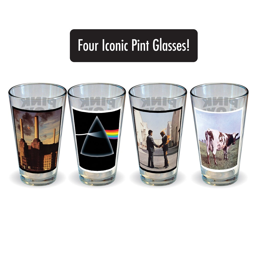 Pink Floyd Album Covers Pint 4pk