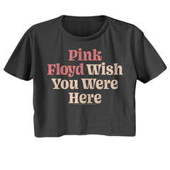 Pink Floyd Wish You Were Here Festival Ladies Crop Top T-Shirt