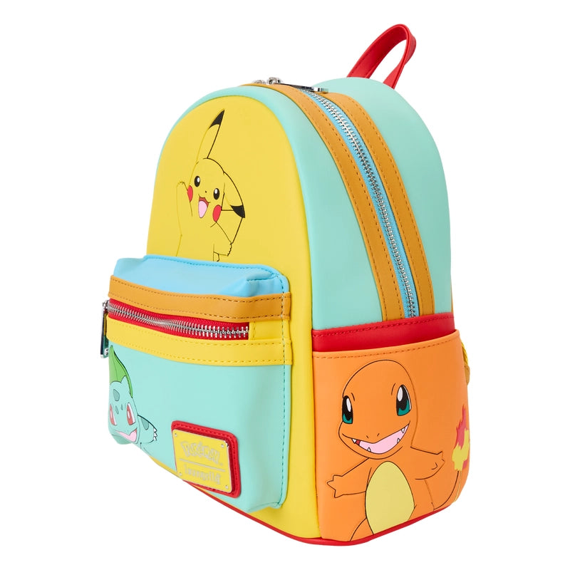 Loungefly Pokémon Color Block Starters Mini Backpack - Thumbnail 5