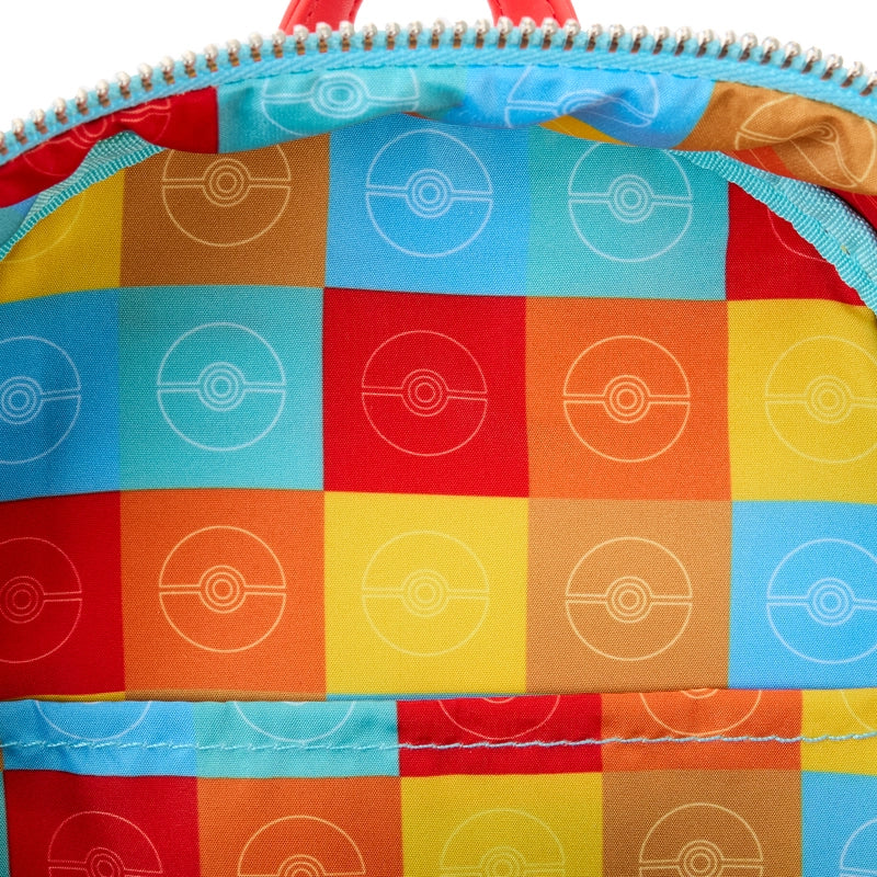 block color mini backpack Pokemon Color Block Starters Mini Backpack