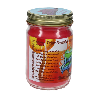 Smoke Smashers Odor Smashing Scented Soy Candle - Mimosa Island