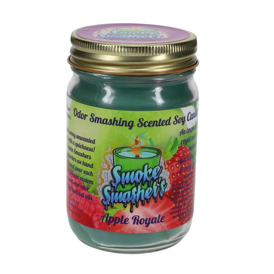 Smoke Smashers Odor Smashing Scented Soy Candle - Apple Royal SALE