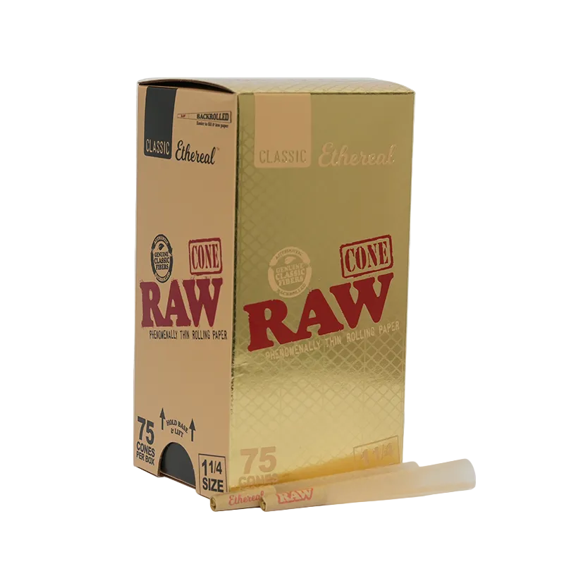 Raw Ethereal 1¼ Cones - 75 pack - Limited Edition