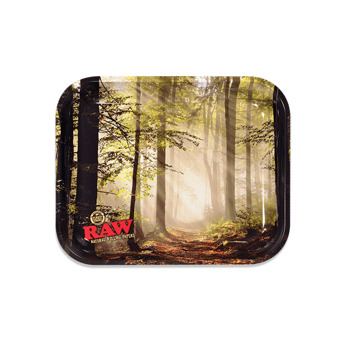 RAW Smokey Forest Rolling Tray - Large