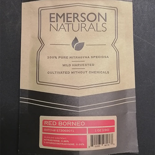 Emerson Kratom Red Borneo 1oz Powder SALE
