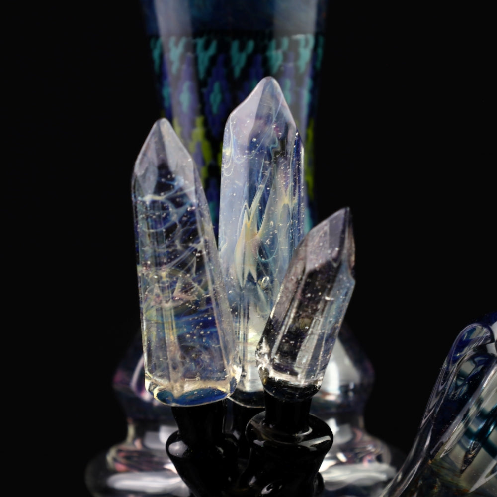 Rotational Science Crystal Bubble Base Water Pipe