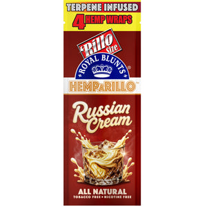 Hemparillo Terpene Infused Wraps 4 Pack - Russian Cream