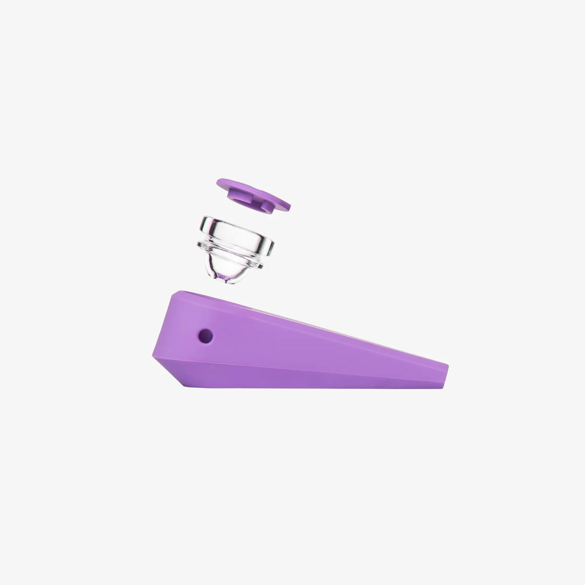 Softglass Token Hand Pipe - Amethyst