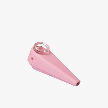 Softglass Token Hand Pipe - Rose