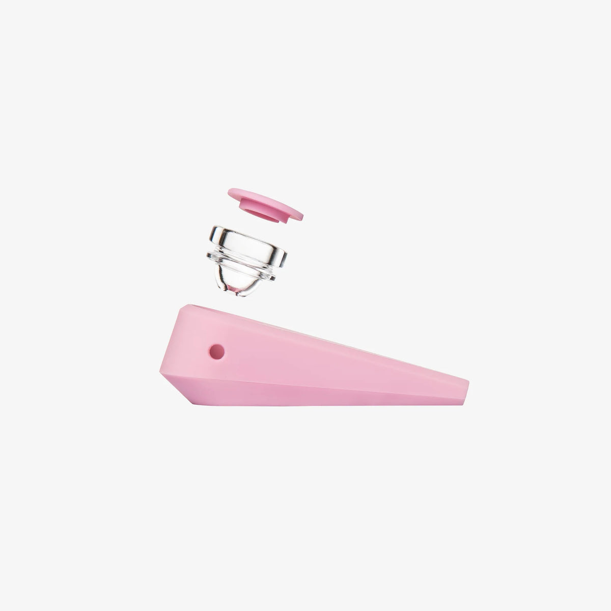Softglass Token Hand Pipe - Rose