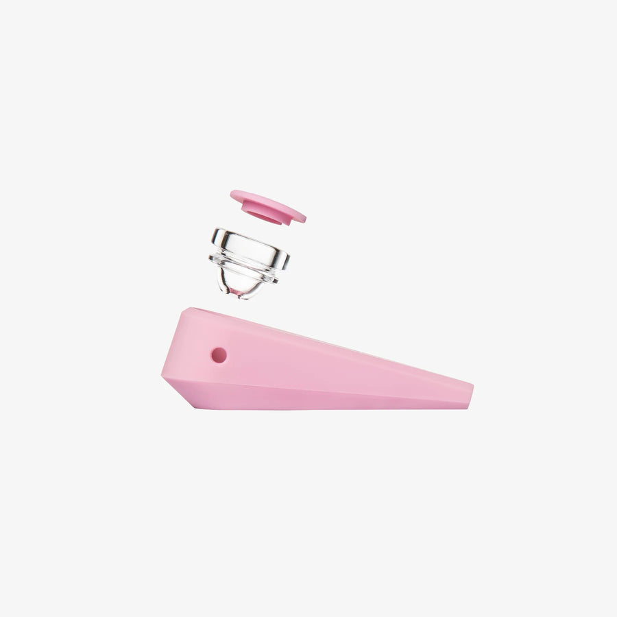 Softglass Token Hand Pipe - Rose