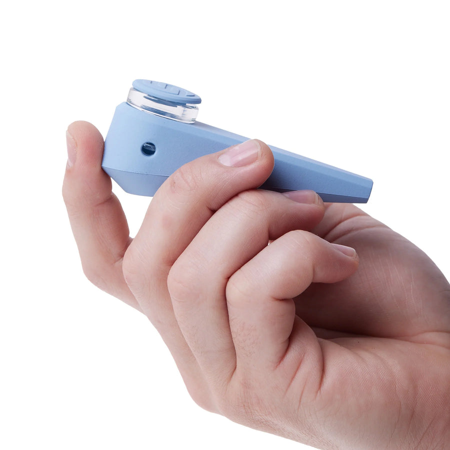 Softglass Token Hand Pipe - Cerulean