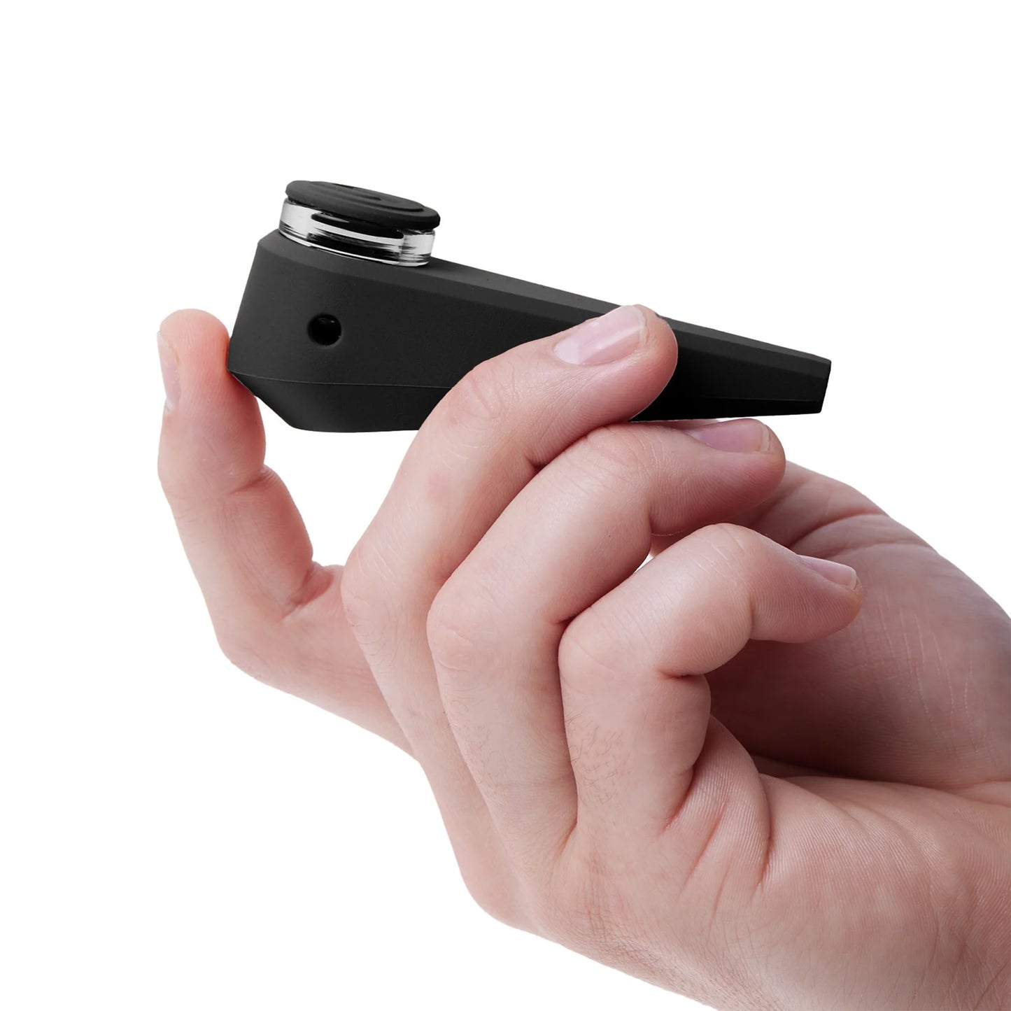 Softglass Token Hand Pipe - Onyx