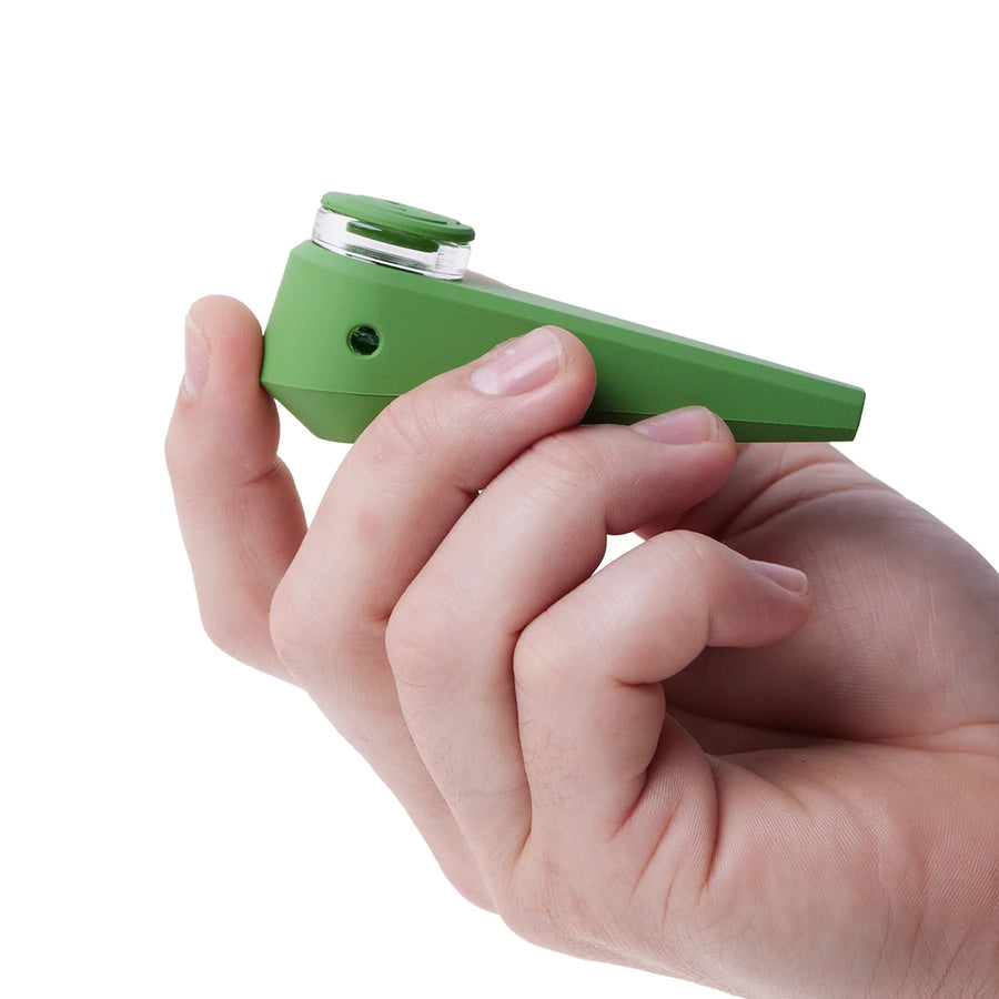 Softglass Token Hand Pipe - Pistachio