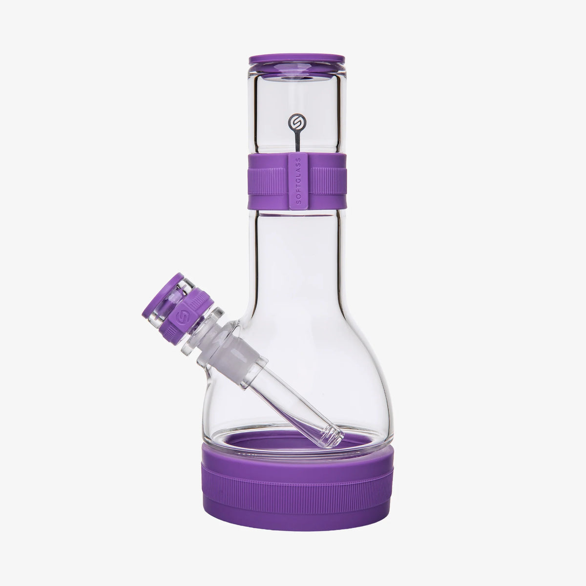 Softglass Core Series Water Pipe - Amethyst