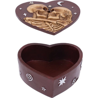 Fujima Skeleton Heart Love Stash Box