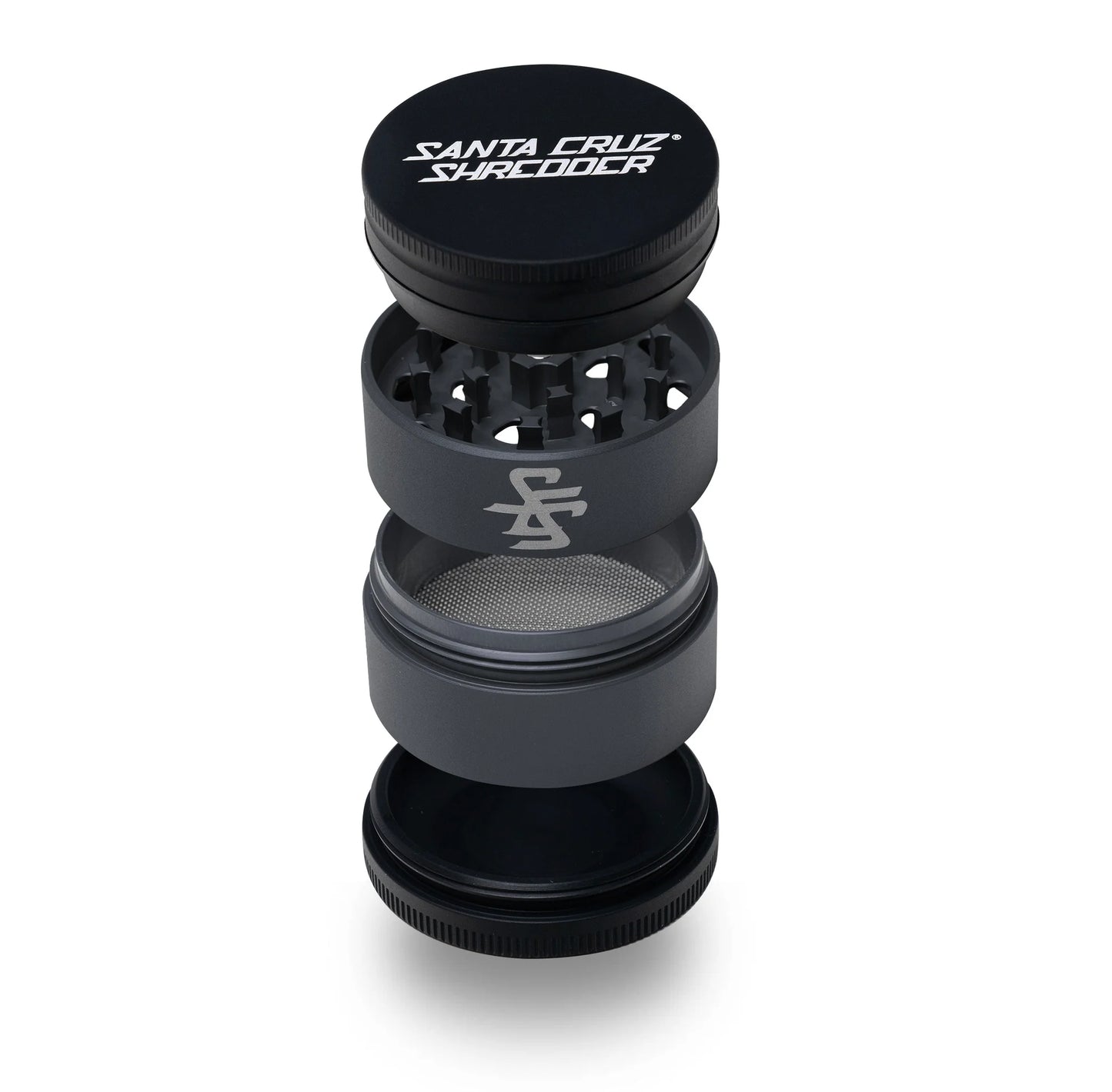 Santa Cruz Shredder Split Series Matte 4 Piece Grinder - Medium 2.2
