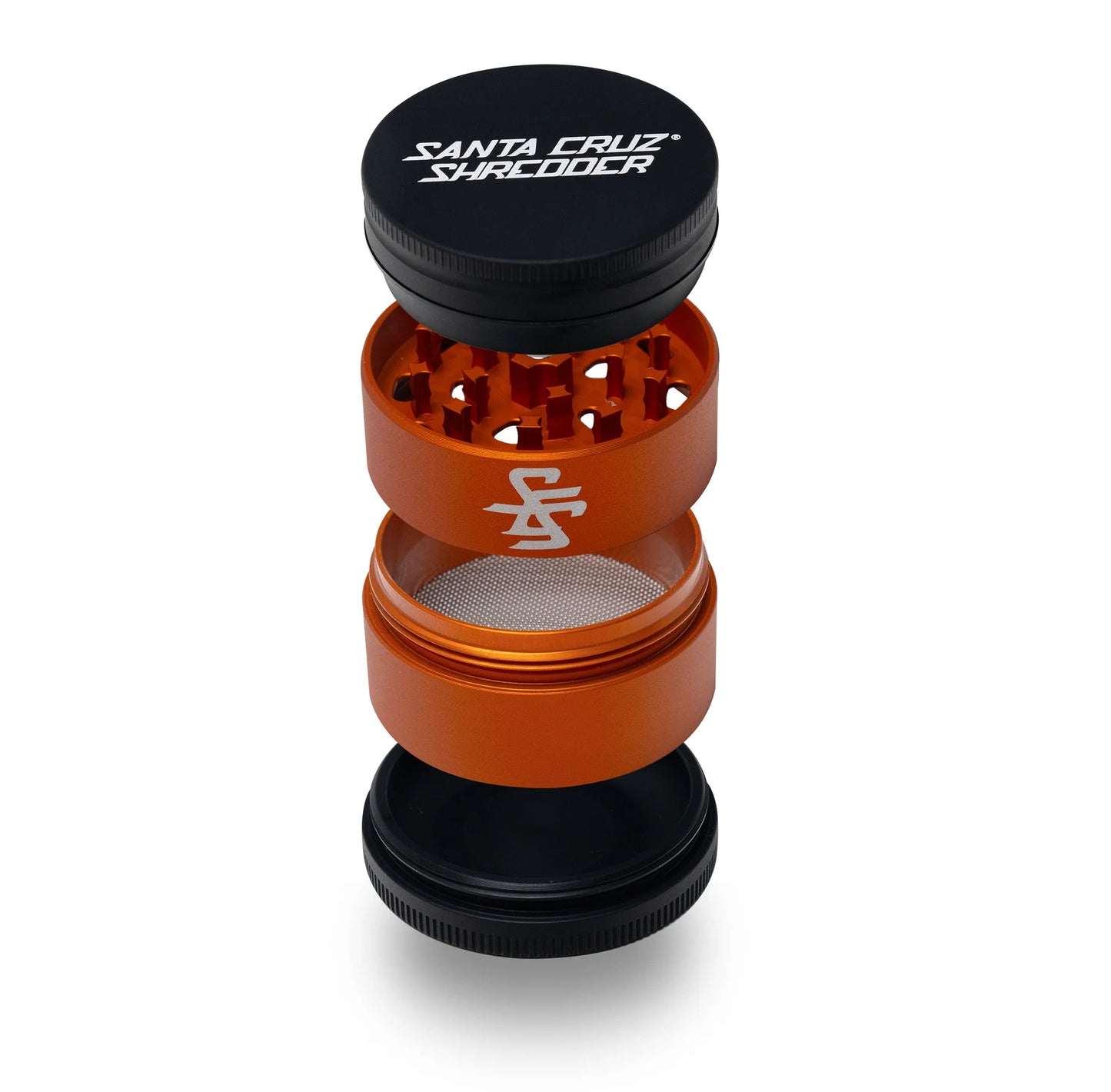 Santa Cruz Shredder Split Series Matte 4 Piece Grinder - Medium 2.2