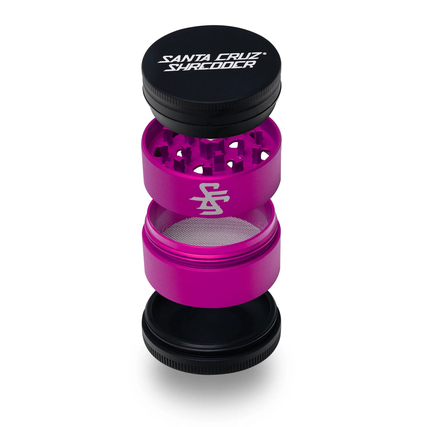 Santa Cruz Shredder Split Series Matte 4 Piece Grinder - Medium 2.2