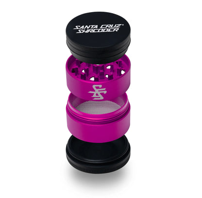 Santa Cruz Shredder Split Series Matte 4 Piece Grinder - Medium 2.2