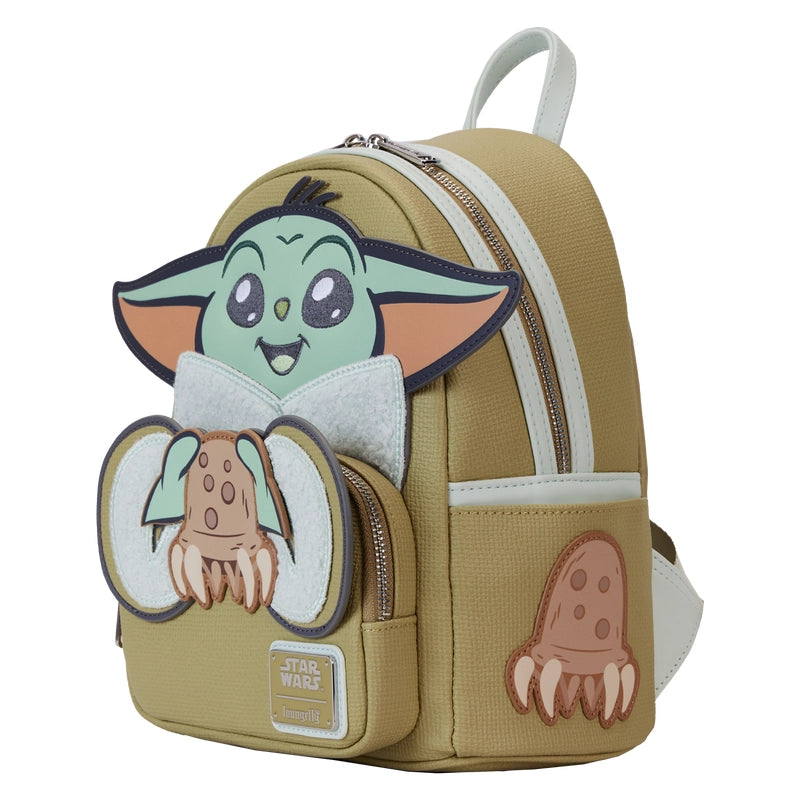 Loungefly The Mandalorian Grogu & Crabbies Cosplay Mini Backpack