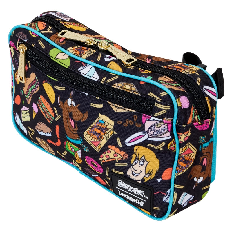 Loungefly Scooby-Doo Munchies All Over Print Nylon Waist Bag