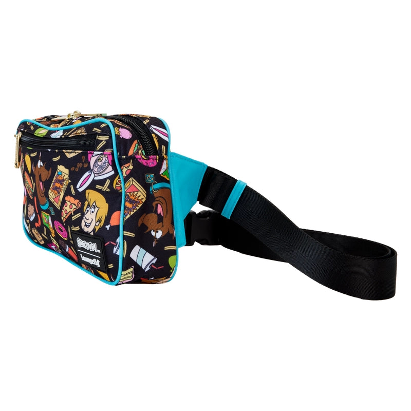 Loungefly Scooby-Doo Munchies All Over Print Nylon Waist Bag