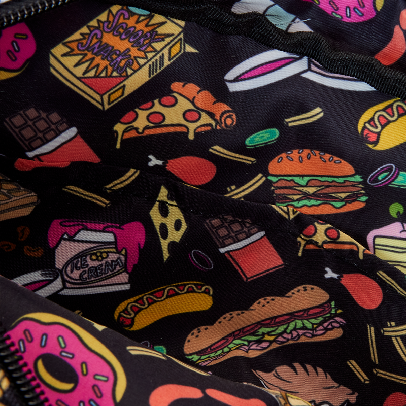 Loungefly Scooby-Doo Munchies All Over Print Nylon Waist Bag