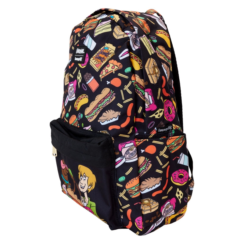 Loungefly Scooby-Doo Munchies All-Over Print Nylon Square Full-Size Backpack