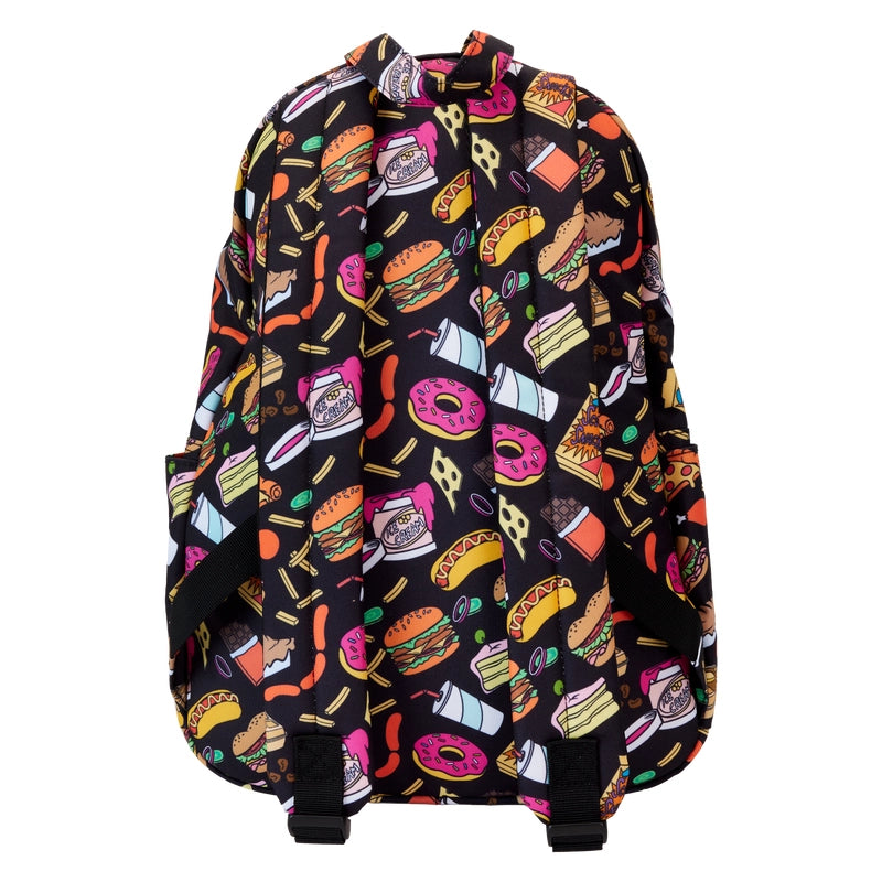 Loungefly Scooby-Doo Munchies All-Over Print Nylon Square Full-Size Backpack