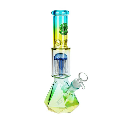 SeshGear 10" Prism Ombre Color Tree Perc Beaker