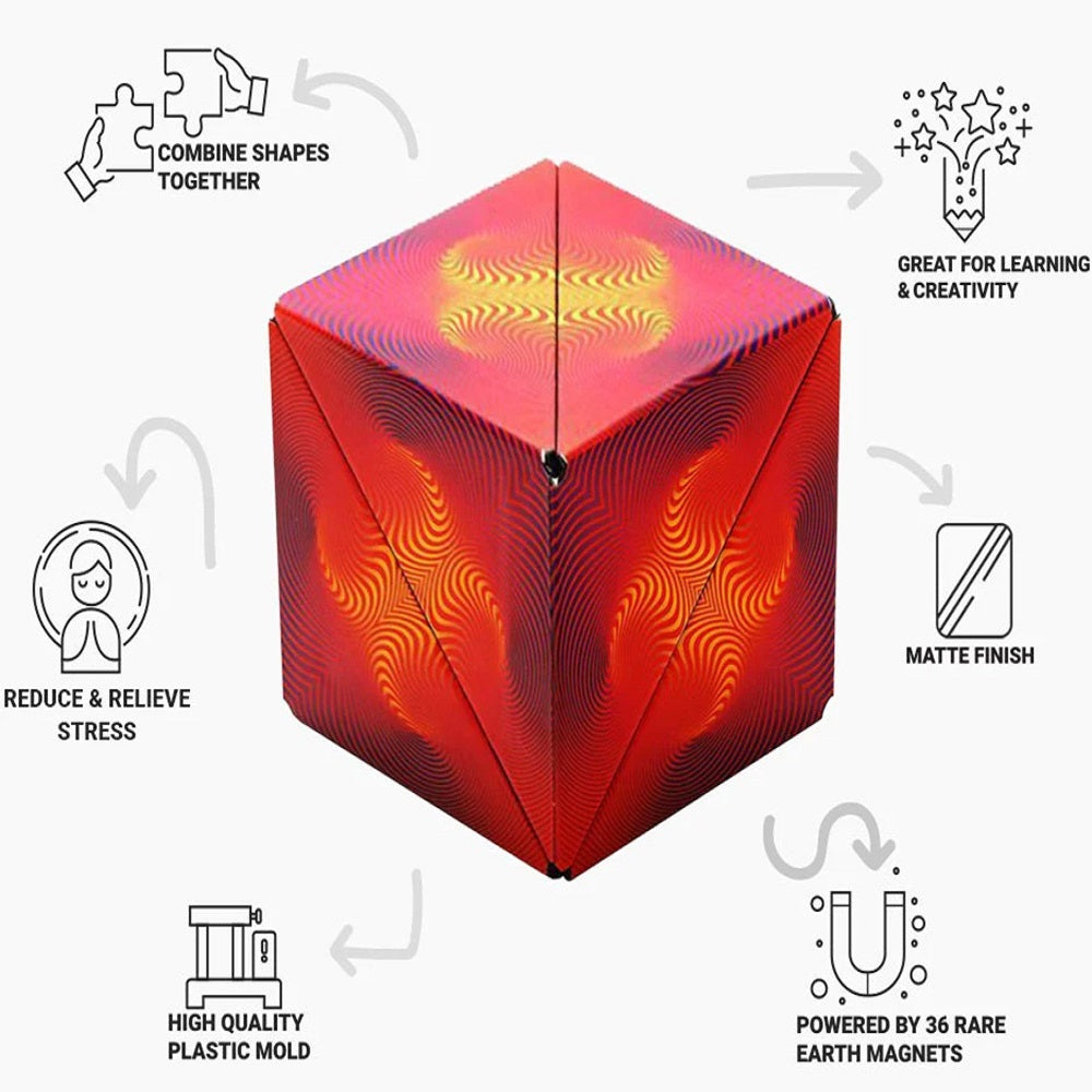 Shashibo Magnetic Puzzle Cube - Optical Illusion