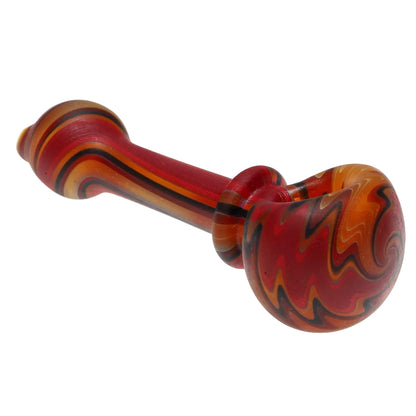 Star Seed Glass Sandblast Line Spoon - Small