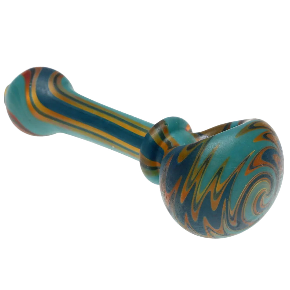 Star Seed Glass Sandblast Line Spoon - Small