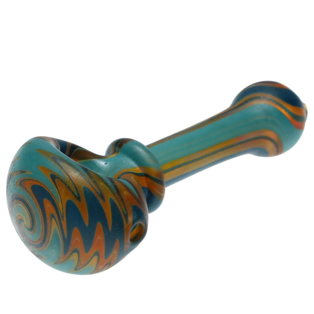 Star Seed Glass Sandblast Line Spoon - Small