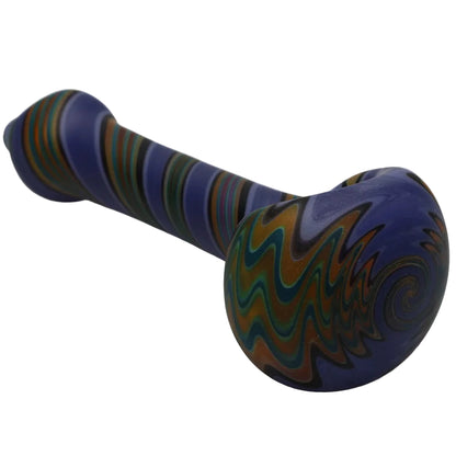 Star Seed Glass Sandblast Line Spoon - Large