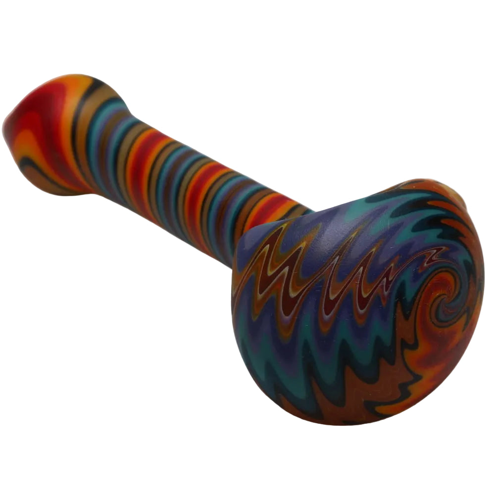 Star Seed Glass Sandblast Line Spoon - Large
