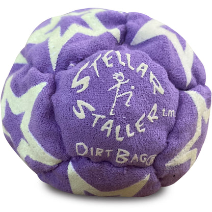 World Footbag Dirt Bag Stellar Staller Glow-in-the-Dark Foot Bag Hacky Sack