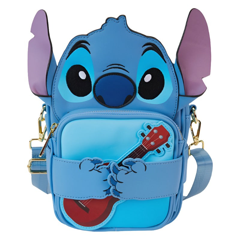 Loungefly Disney Lilo & Stich Camping Cuties Crossbuddies® Cosplay Crossbody Bag with Coin Bag